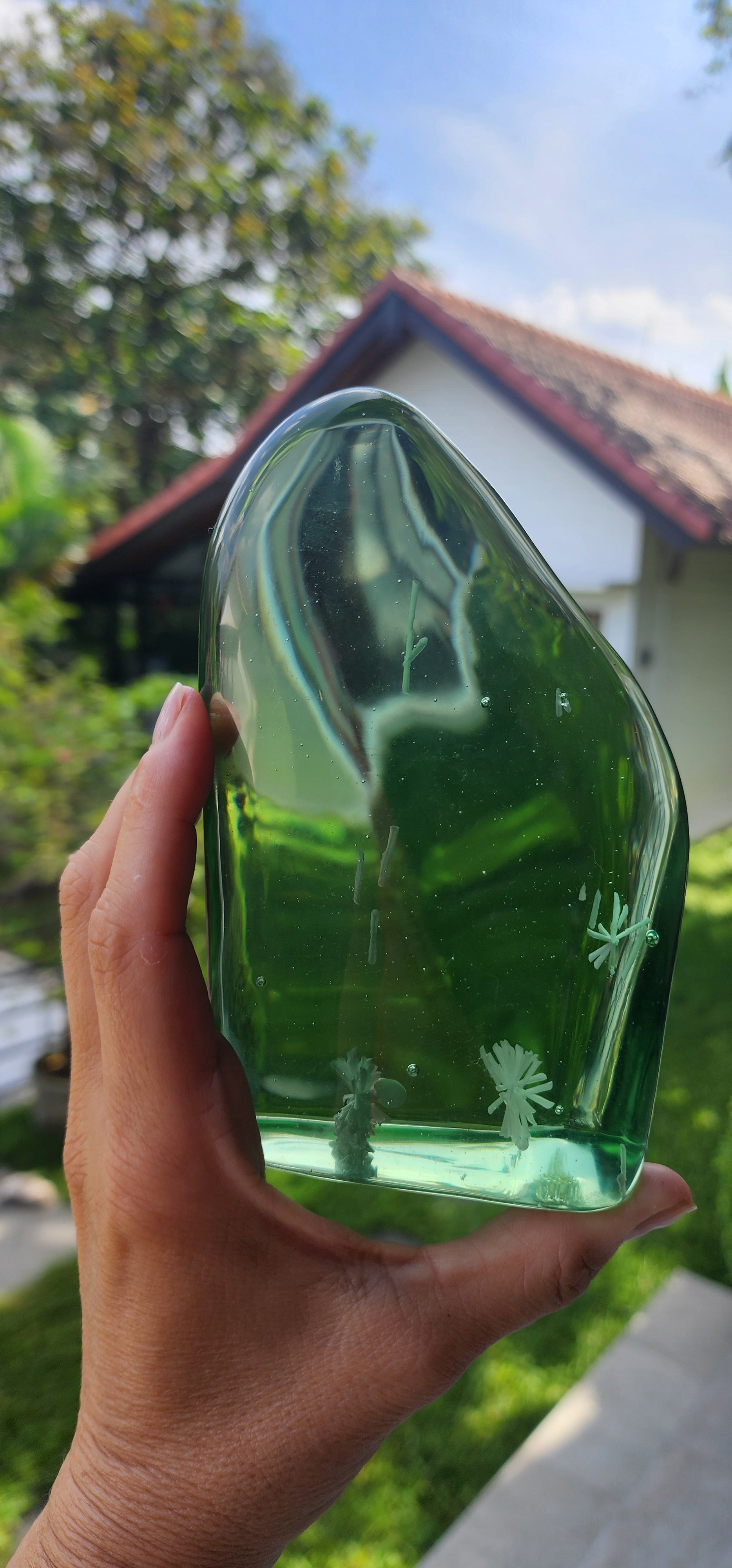 Ancient Wisdom Crystalize Codes Polished Green Andara