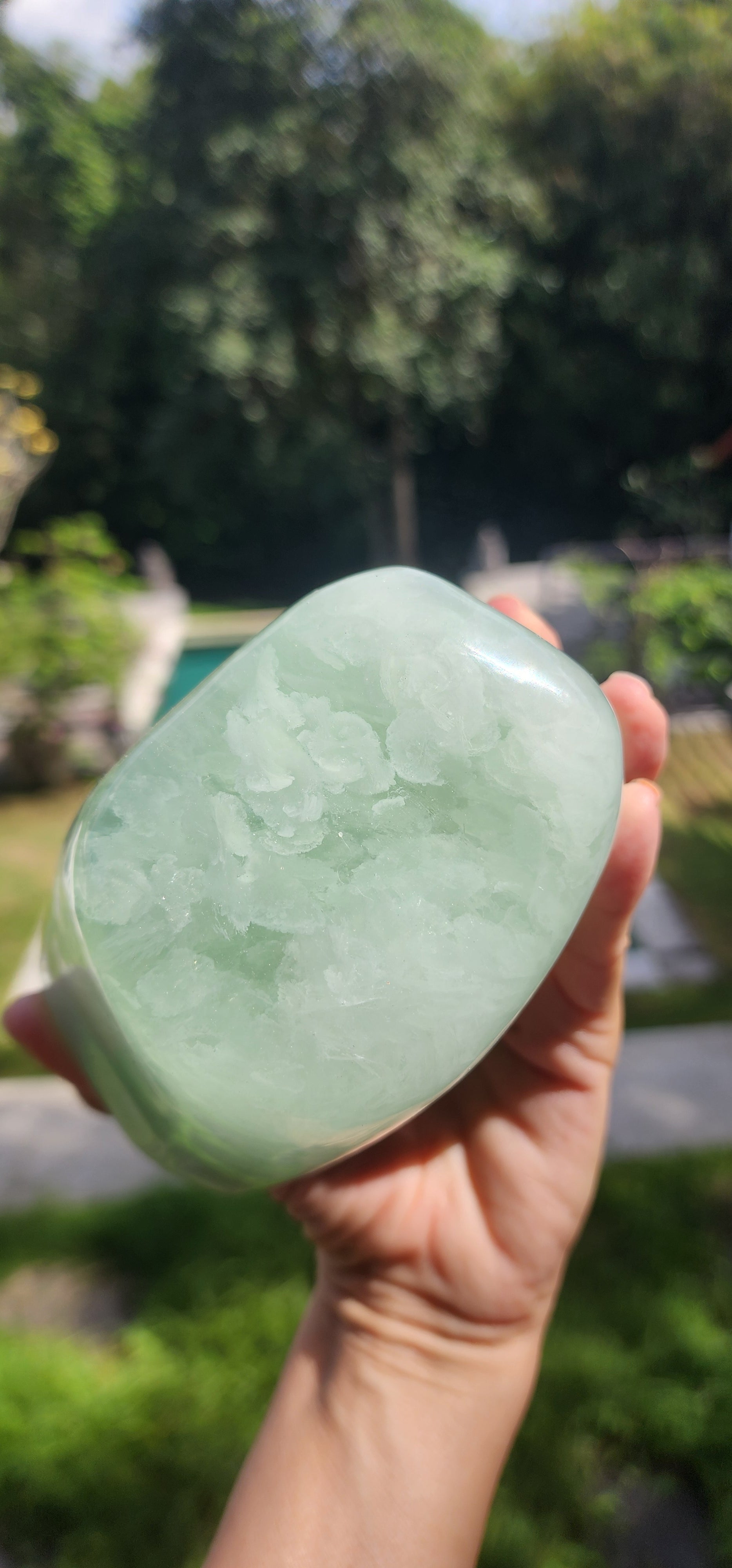 Polished Green Etherial Sacred Liquid