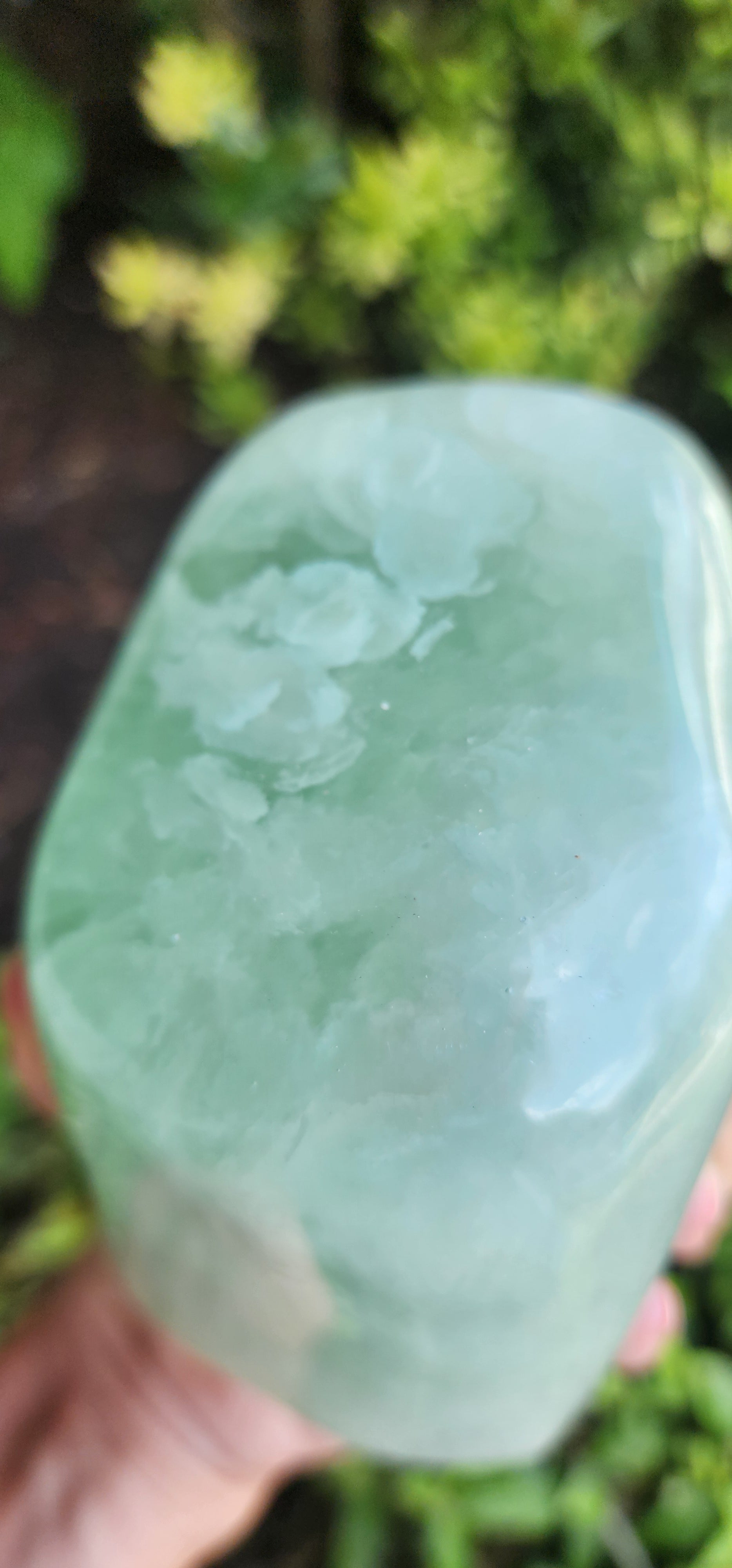 Polished Green Etherial Sacred Liquid
