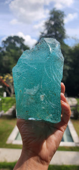 Embody Your Dreams Sky Bubble Blue with Crystals Inside