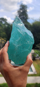Embody Your Dreams Sky Bubble Blue with Crystals Inside