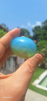 Healing Milky Blue /Gold  Andara Egg