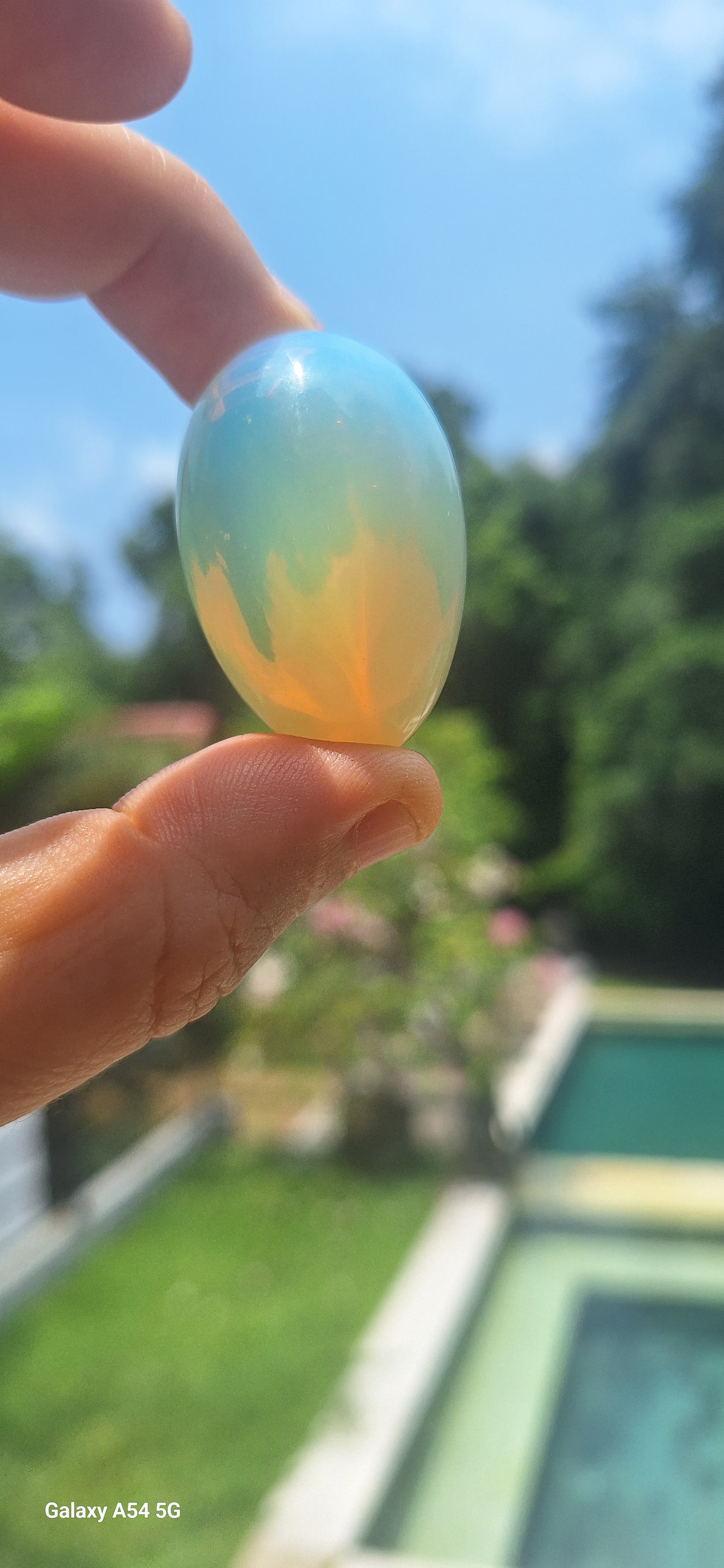 Milky Blue Creative Flow Andara Egg