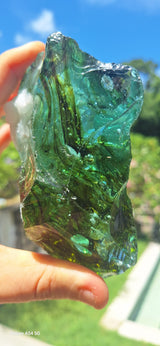 Turquoise Holographic Cloud Andara