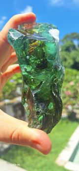Turquoise Holographic Cloud Andara