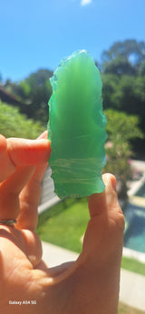 Milky Green Heart Harmony Andara