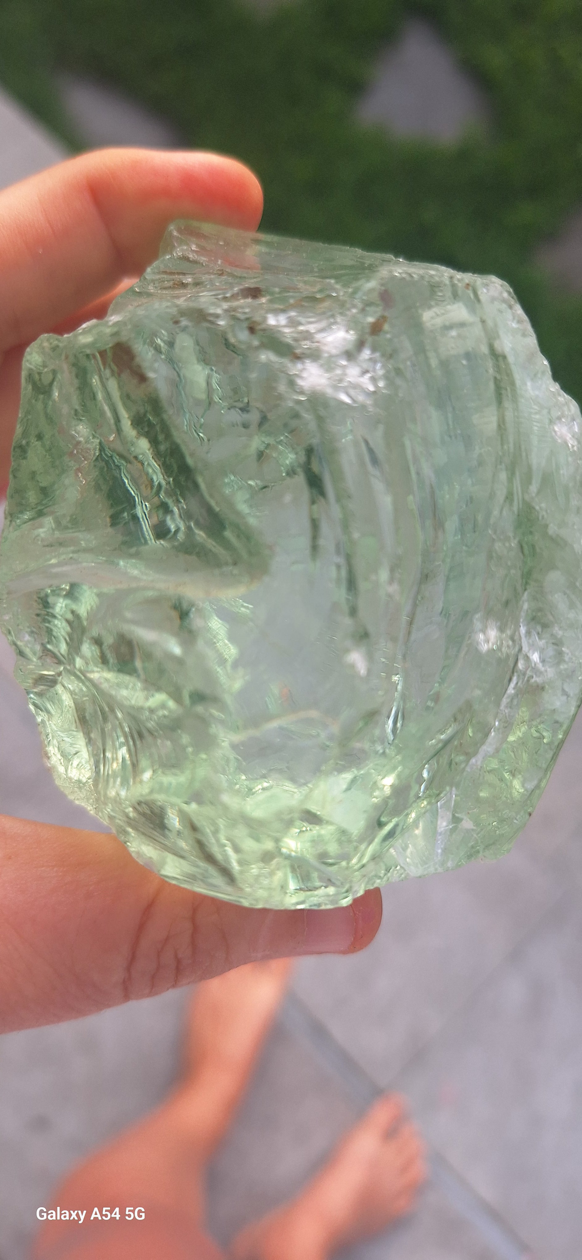 Light Green Snowflake Clarity Andara
