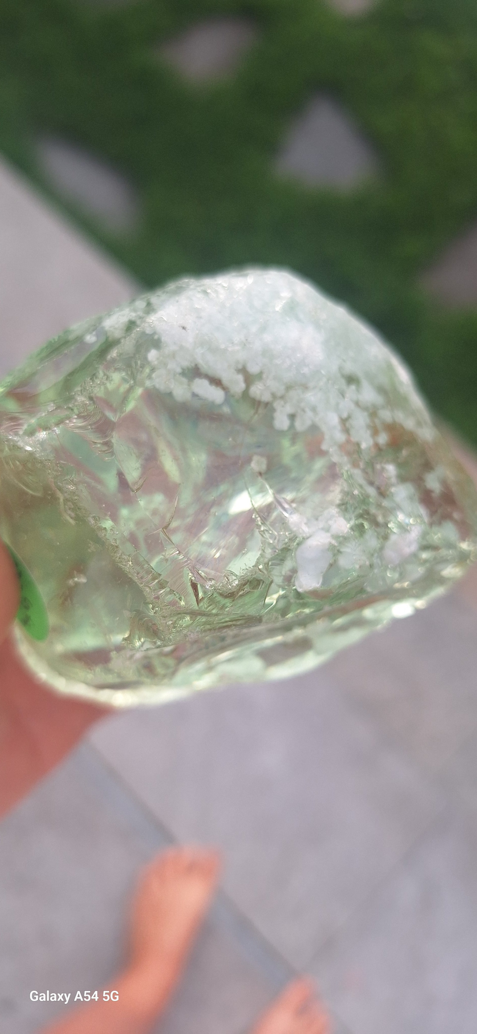 Light Green Snowflake Clarity Andara